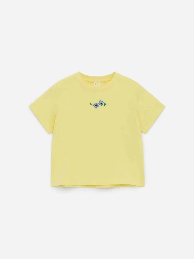 T-shirt med bred pasform