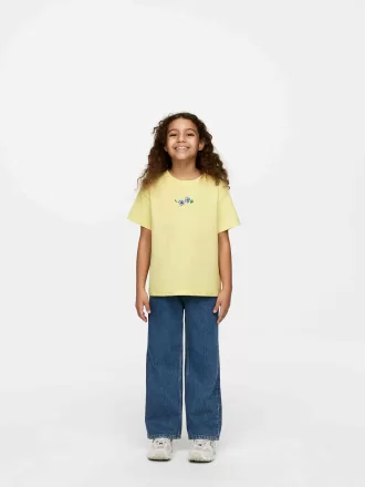 T shirt med bred pasform Gul 1121261025014 330x440 - T-shirt med bred pasform