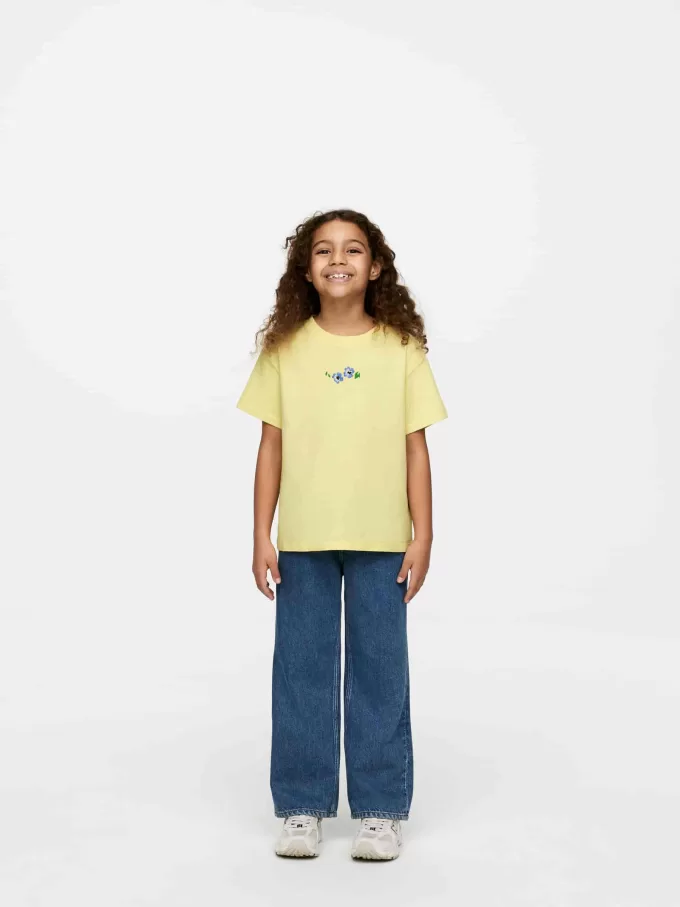 T-shirt med bred pasform