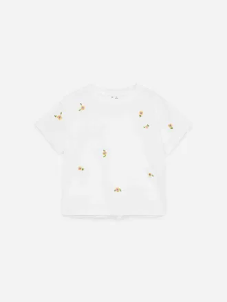 T-shirt med bred pasform