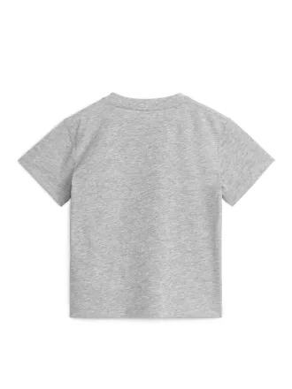 T-shirt med rund hals