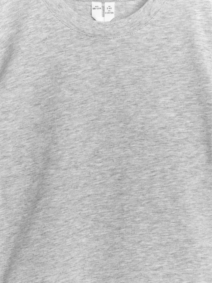 T-shirt med rund hals