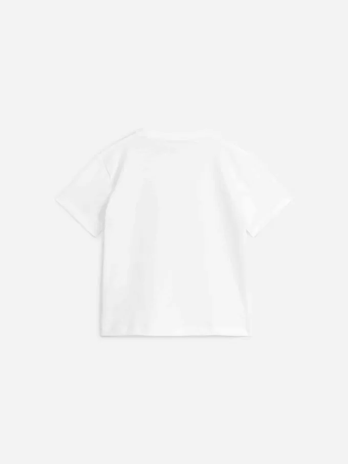 T-shirt med rund hals