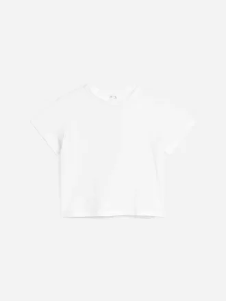 T-shirt med rund hals