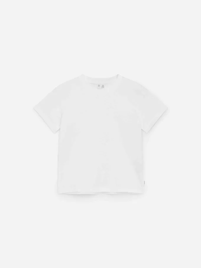 T-shirt med rund hals T-shirt med rund hals