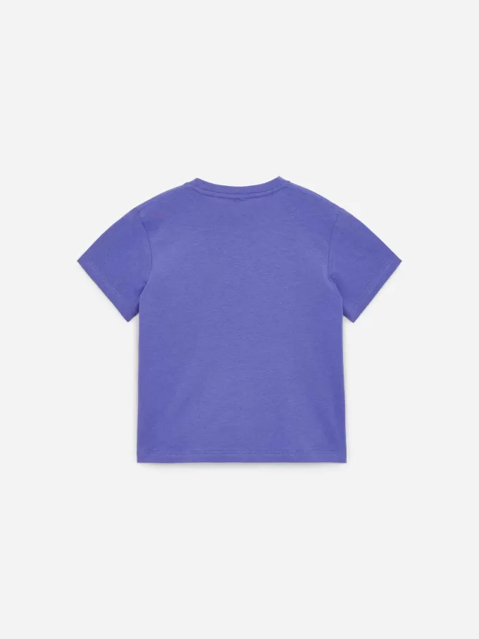 T-shirt med rund hals