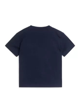 T-shirt med rund hals