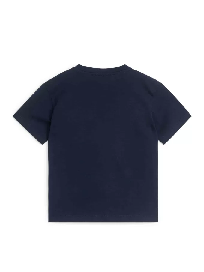 T-shirt med rund hals