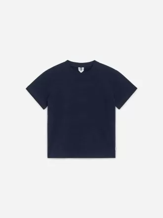 T-shirt med rund hals