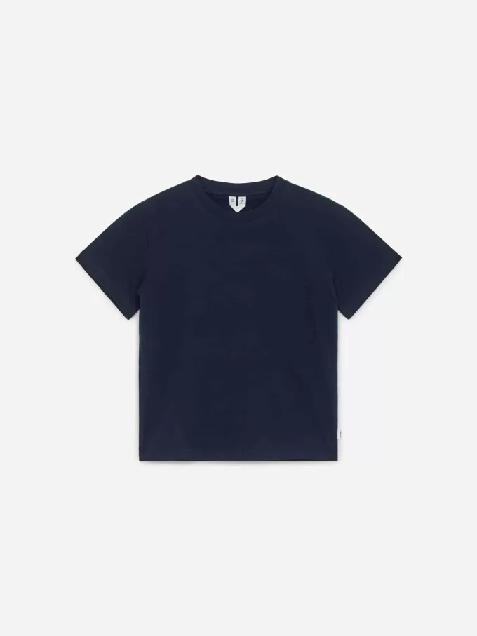 T-shirt med rund hals