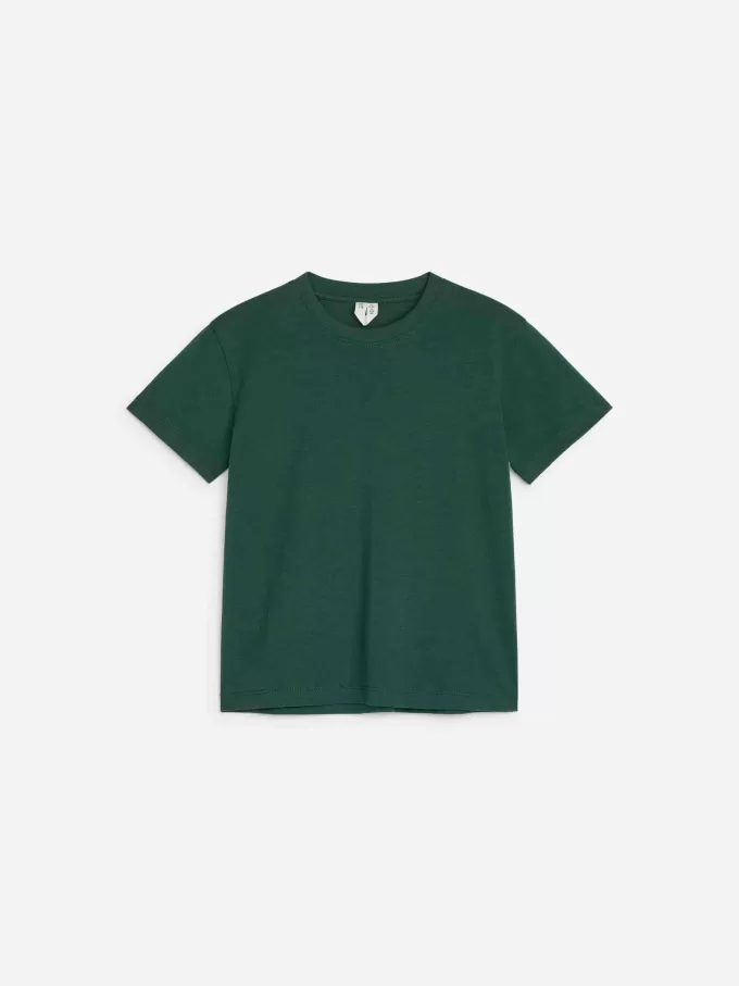 T-shirt med rund hals med 2 stk T-shirt med rund hals med 2 stk