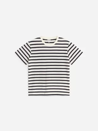 T-shirt med rund hals med 2 stk