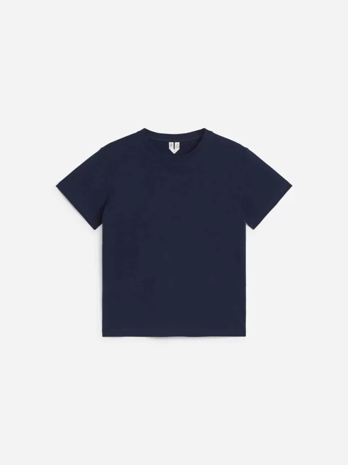 T-shirt med rund hals med 2 stk