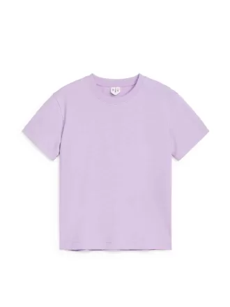 T-shirt med rund hals med 2 stk