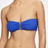 Tekstureret Bandeau Bikinitop