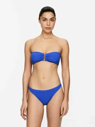 Tekstureret Bandeau Bikinitop