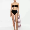 Tekstureret Bandeau Bikinitop