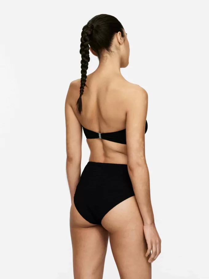Tekstureret Bandeau Bikinitop