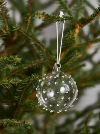 Tekstureret glaskugler sæt med 2