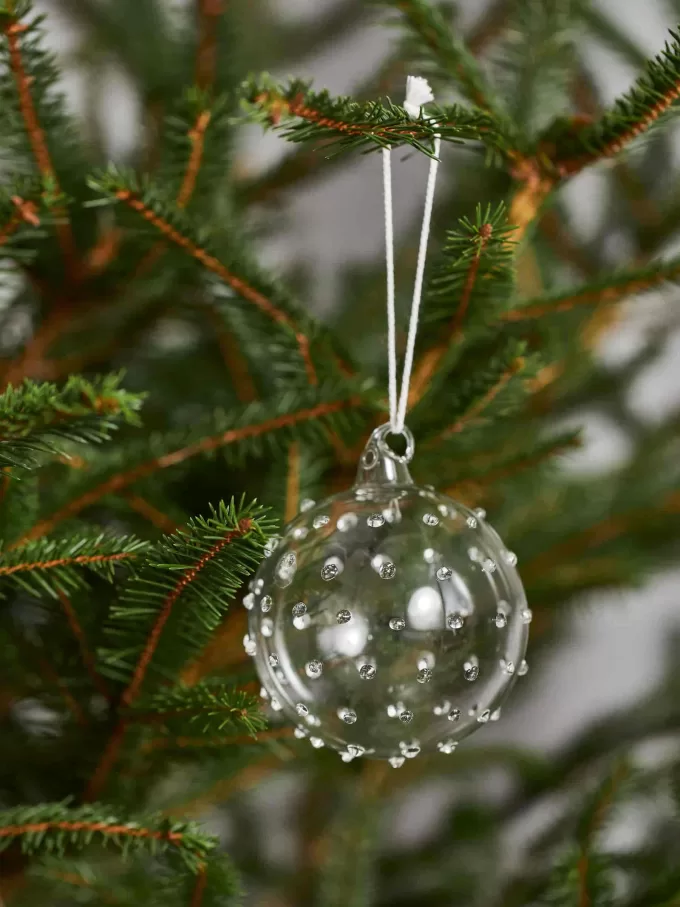 Tekstureret glaskugler sæt med 2 Tekstureret glaskugler sæt med 2