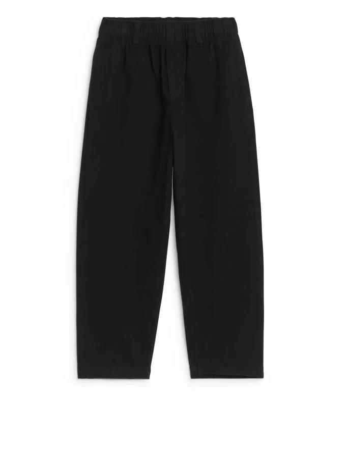 Tilspidsede chinos i bomuld