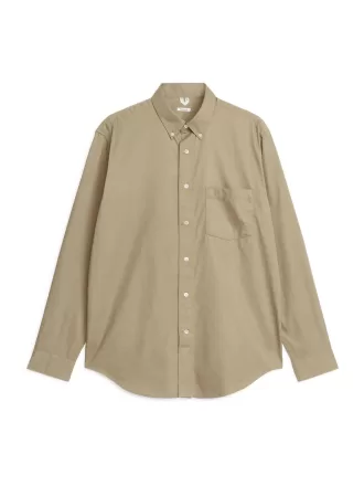 Twill-skjorte i bomuld