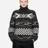 Uld-Alpaca Jacquard Jumper