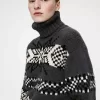 Uld-Alpaca Jacquard Jumper