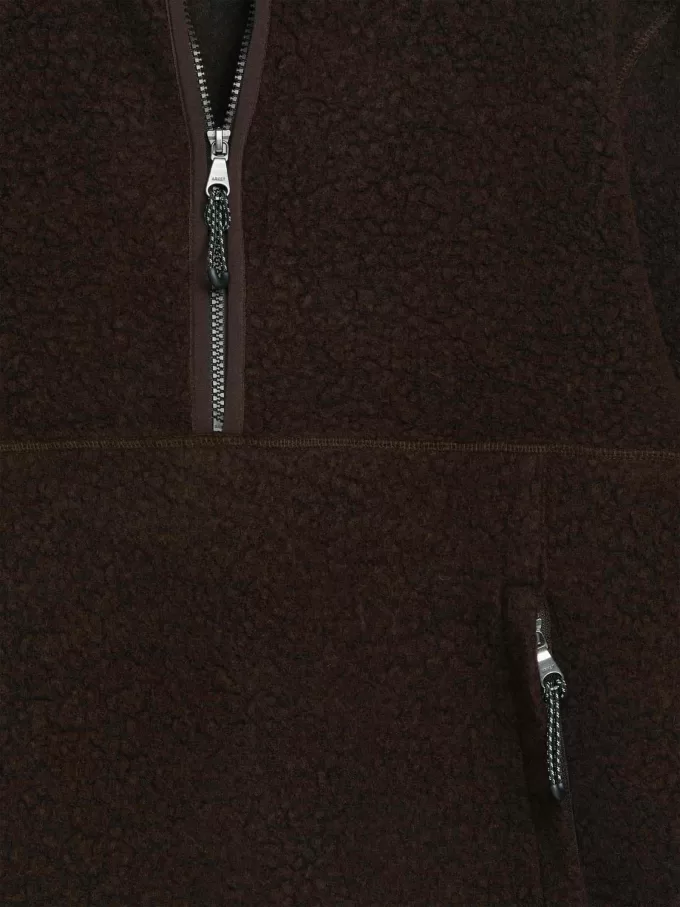 Uldblandingsbunke med halv lynlås