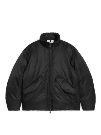 Upcycled Down Flight Jacket