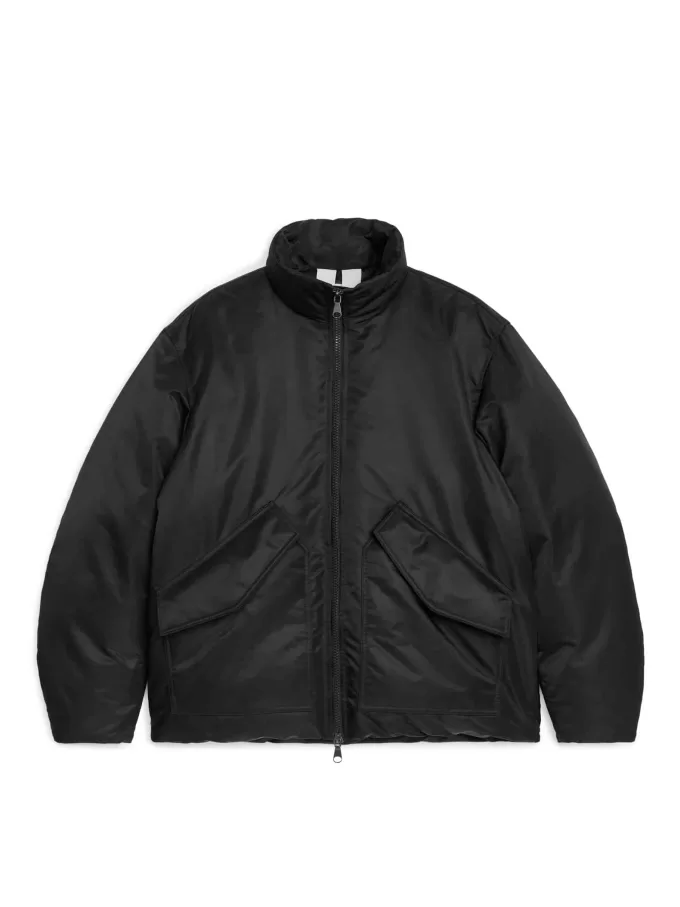 Upcycled Down Flight Jacket