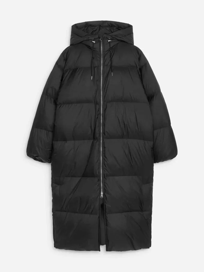 Upcycled ned lang frakke Upcycled ned lang frakke