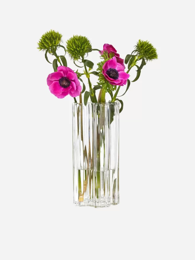 Uregelmæssig glasvase 25 cm