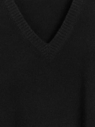 V-hals uldkjole V-hals uldkjole