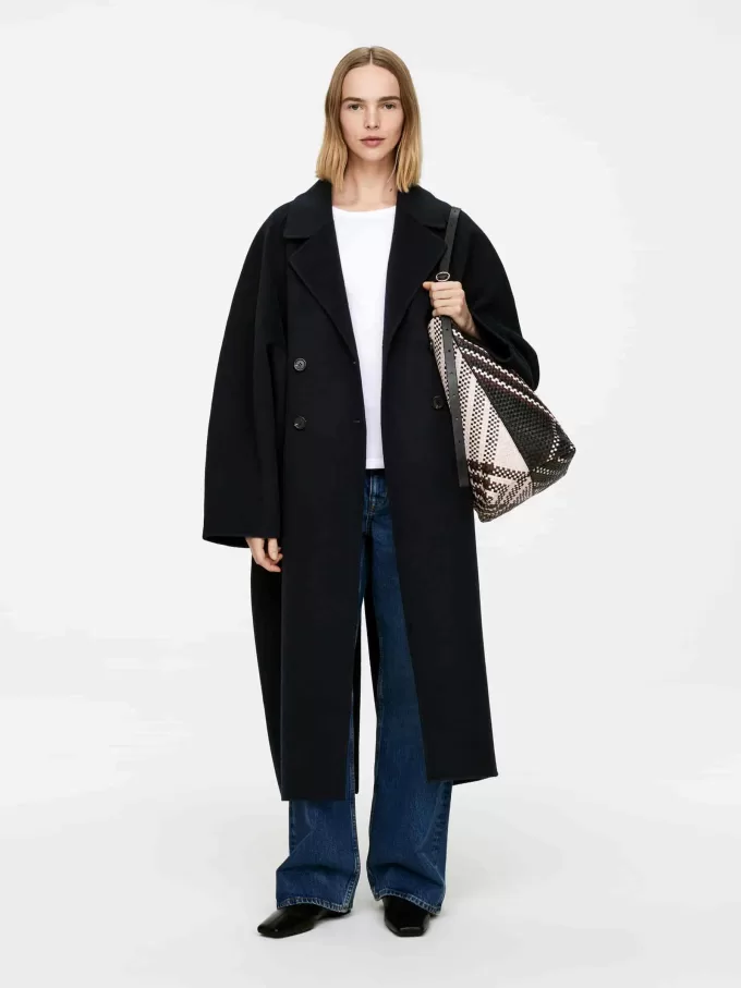 Vævet læder mulepose