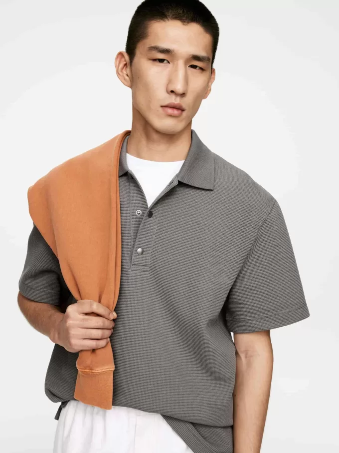 Vaffelpoloskjorte Vaffelpoloskjorte