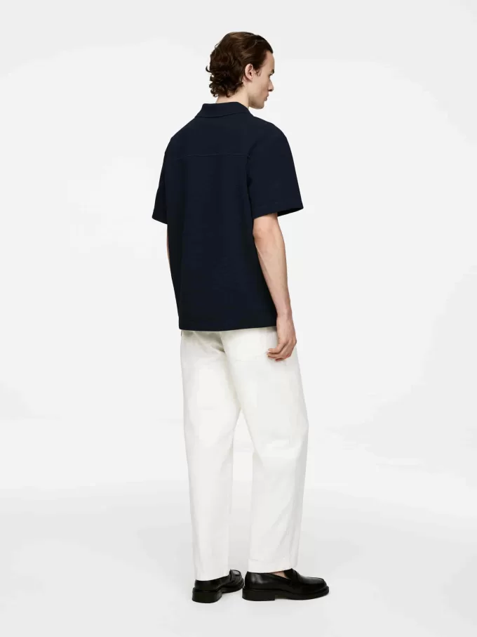 Vaffelpoloskjorte Vaffelpoloskjorte