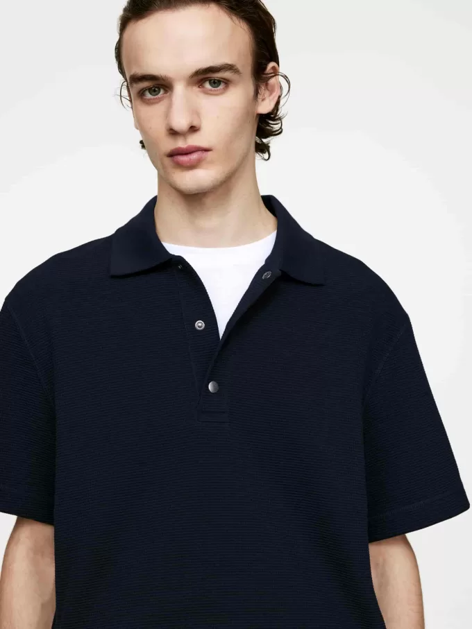 Vaffelpoloskjorte Vaffelpoloskjorte