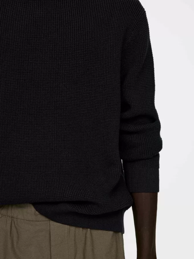 Vaffelstrikket trøje