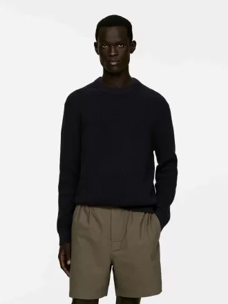 Vaffelstrikket trøje Vaffelstrikket trøje