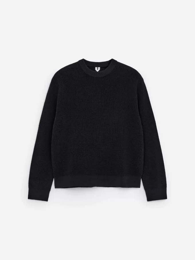 Vaffelstrikket trøje