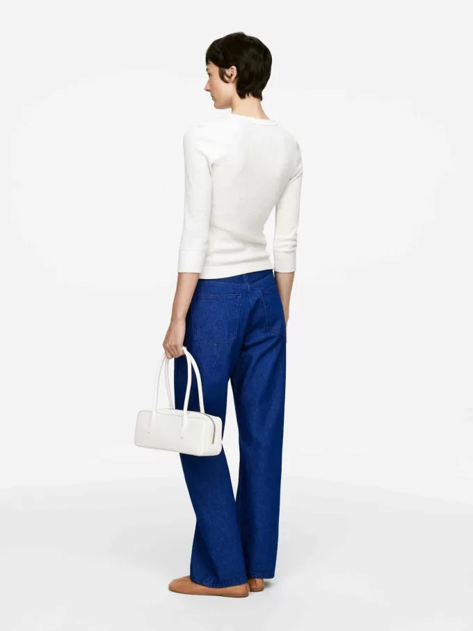 Vaffeltrøje top Vaffeltrøje top