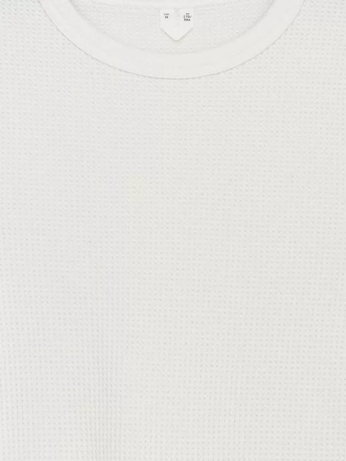 Vaffeltrøje top Vaffeltrøje top