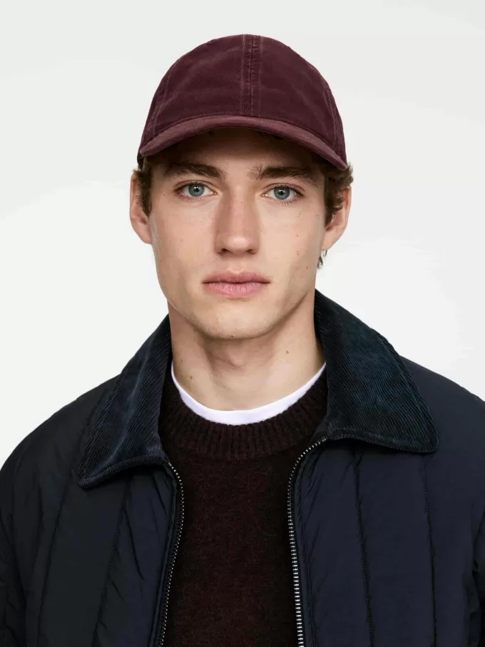 Vasket bomuldshætte Vasket bomuldshætte