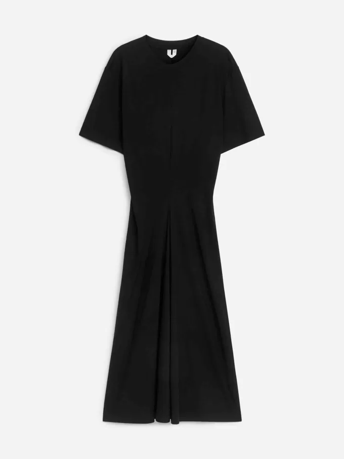 Viscose crêpe T-shirt kjole Viscose crêpe T-shirt kjole